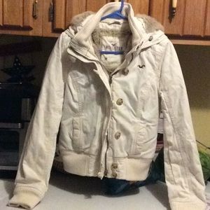 Hollister hooded coat